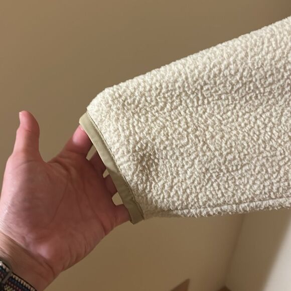 North Face Sherpa 1/4 button pullover small - Picture 3 of 8